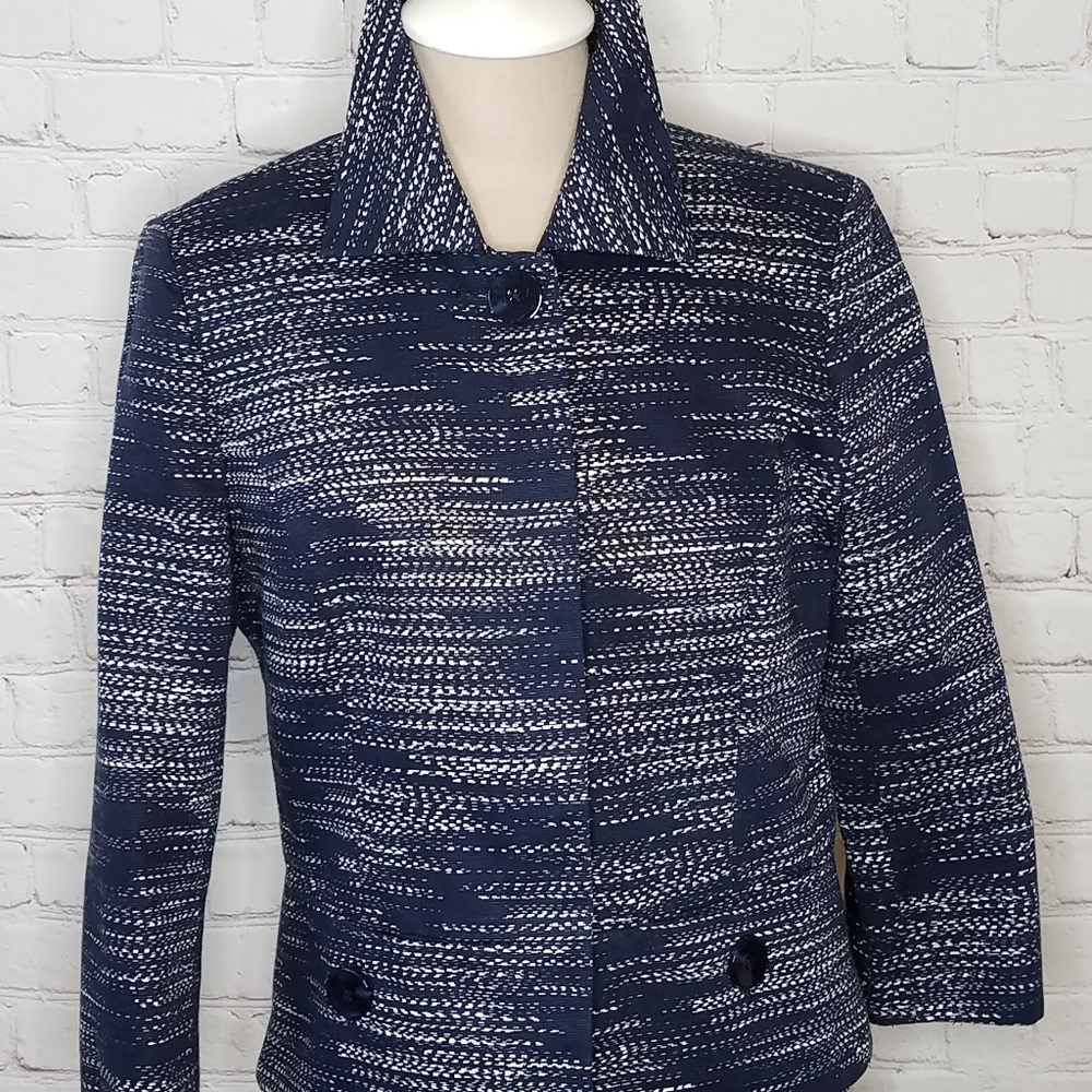 Jones New York Jacket Front Snap Size 6